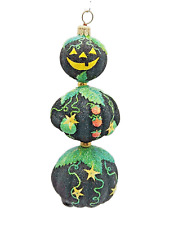 Patricia Breen Kinetic Pumpkinman Black Halloween Christmas Holiday Ornament picture