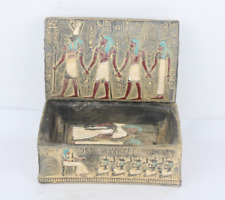 RARE ANCIENT EGYPTIAN ANTIQUE ISIS Nefertari Horus Ramses II Jewelary Box EgyHis picture