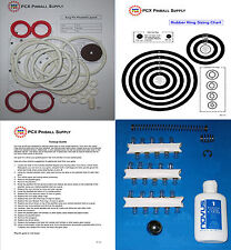 1973 Gottlieb King Pin Pinball Machine Tune-up Kit - Includes Rubber Ring Kit picture