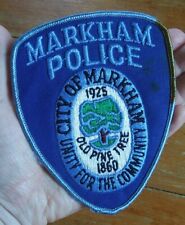 Vintage Markham (Illinois) Shoulder Patch Unity for the Community picture