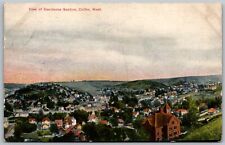 Colfax Washington c1910 Postcard Aerial View Residence Section Houses picture