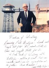 Whitey Bulger Hand Written Signed Letter Warden Alcatraz JSA COA from Cellmate picture