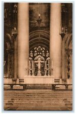 c1950 The High Altar View Cathedral Of St. John The Divine New York NY Postcard picture
