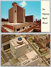 2 Postcards - Regency Hyatt House - Atlanta, Georgia - posted 1960s (M8a) picture