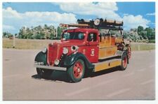 Fire Engine Truck Ford V 8 1936 Zandvoort Netherlands Postcard picture