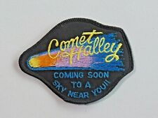 Vintage 1986 Comet Halley Coming Soon To A Sky Near You Patch New 7894 picture