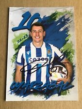 Mikel Oyarzabal, Spain 🇪🇸 Real Sociedad 2022/23 hand signed picture