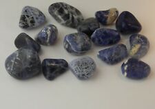 POLISHED SODALITE - 15 pieces / 172 grams - BRAZIL 25267 picture
