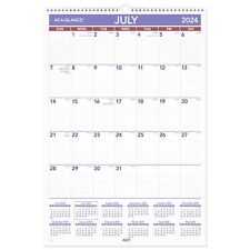 2024-2025 Academic Wall Calendar Monthly 15-1/2