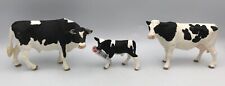 Schleich HOLSTEIN FAMILY Cow Bull Calf Figures Black & White 2015 Retired picture