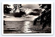 Postcard RPPC Photo Undivided Back Pre 1907 Clear Lake Sunset picture