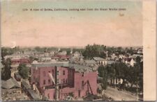 1909 SELMA Fresno Co. California Hand-Colored Postcard Bird's-Eye Panorama View picture