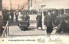 Vintage Postcard 1906 Scene Of A Good Morning Promenade Atlantic City New Jersey picture