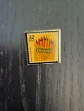 1998 USPS Crayola 32 cent Postage Stamp Pin made in USA picture