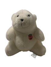 Vintage 1993 Coca-Cola Company Polar Bear Plush Stuffed Animal Toy 7 Inch picture