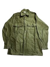 Vintage OG 107 Shirt Military Fatigue Utility 60s Vietnam New Deadstock M picture