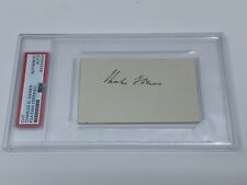 Charles G Dawes 30th Vice President Signed Autograph Cut PSA DNA j2f1c picture