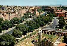 Limited edition Rome Imperial Forums postcard, Lozzi publisher picture