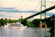 Vintage Postcard 4x6- Tour boat and International Bridge, Ivy Lea picture