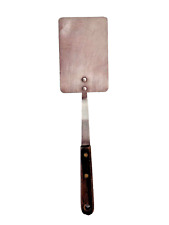 Vintage Spatula/Turner by Robinson U.S.A., Retro Stainless & Wood 12