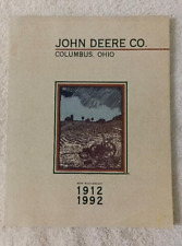 JOHN DEERE   COLUMBUS BRANCH   1912-1992  80TH ANNIVERSARY COMMEMORATIVE BOOK  picture