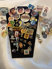 Lot of Assorted 75 Lapel Pins Vintage to Now picture