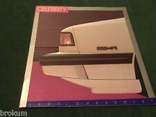 MINT CHEVROLET 1987 CHEVY CELEBRITY CL EUROSPORT SALES BROCHURE NEW (BOX 579) picture