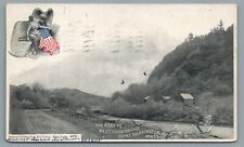 The Road To West Stockbridge Great Barrington Mass MA Vintage Postcard c1905 picture