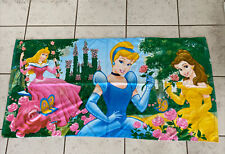 Disney Store Exclusive Princess Cinderella Belle & Aurora Beach Towel NWOT picture