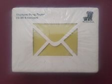 Mr. Ellie Pooh - Elephant Dung Paper 25 A6 Envelopes - Light Green - 25 Count picture