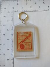 Repurposed Vtg Matchbook Cover Bartunek's Men's and Young Men's Suits Keychain  picture
