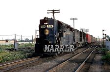 RR LARGE PRINT-NORFOLK & WESTERN NW 204 Action at Hammond In  7/13/1970 picture