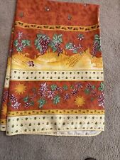 French Provincial Tablecloth Gorgeous Flowered And Scrolled Pattern Great Colors picture