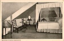 Martha Washington's Bedroom, Mt. Vernon, Virginia VA Postcard picture