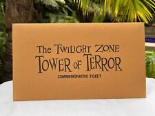 Disneyland DCA 2004 Twilight Zone Tower Of Terror  1 Commemorative Ticket Unused picture
