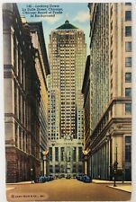 Vintage Chicago Illinois IL Looking Down La Salle Street Chicago Board of Trade  picture