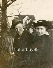 Y363 Vtg Photo YOUNG TEENS c Early 1900's picture