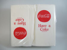 Coca-Cola Tall Fold Dispenser Napkins 100 Pack Have a Coke Disc Logo picture