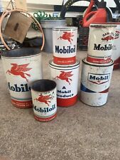 Vintage Mobil Oil Cans 1930s picture