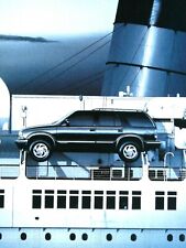 2000 Chevy Blazer A Little Security Lifeboat Original Print Ad 8.5 x 11