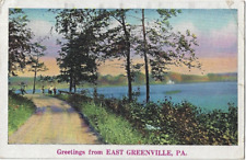 EAST GREENVILLE, PA * GREETINGS FROM * 1937 picture
