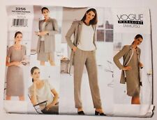 Vogue Tamotsu Pattern 2256 Misses' Jacket Dress Top Skirt Pants  20-22-24 Uncut picture