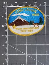 Vintage Camp Lassen 55th Anniversary 1934 - 1988 Patch BSA Boy Scouts California picture