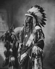 Unknown Chief Native American Indian 8 x 10 Photo vintage taken in 1800s picture