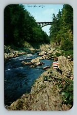 Green Mountains VT-Vermont, Quechee Gorge, Vintage Postcard picture