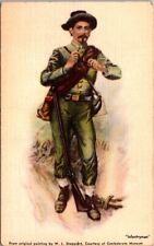 Infantryman From Original Painting By W. L. Sheppard Museum WW2 Era Postcard A75 picture