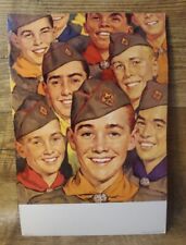 🏕 BOY SCOUTS c.1950's UNUSED (NOS) CARDBOARD LITHO POSTER 11