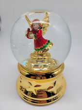 San Francisco Angel Gold Snow Globe Music Box Angels We Have Heard On High Rare picture