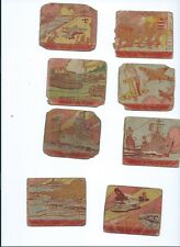 1942 -- WAR SCENES -- 8 different cards -- R-168 picture