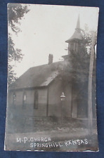 RP Spring Hill Kansas MP Church 1910s Postcard picture